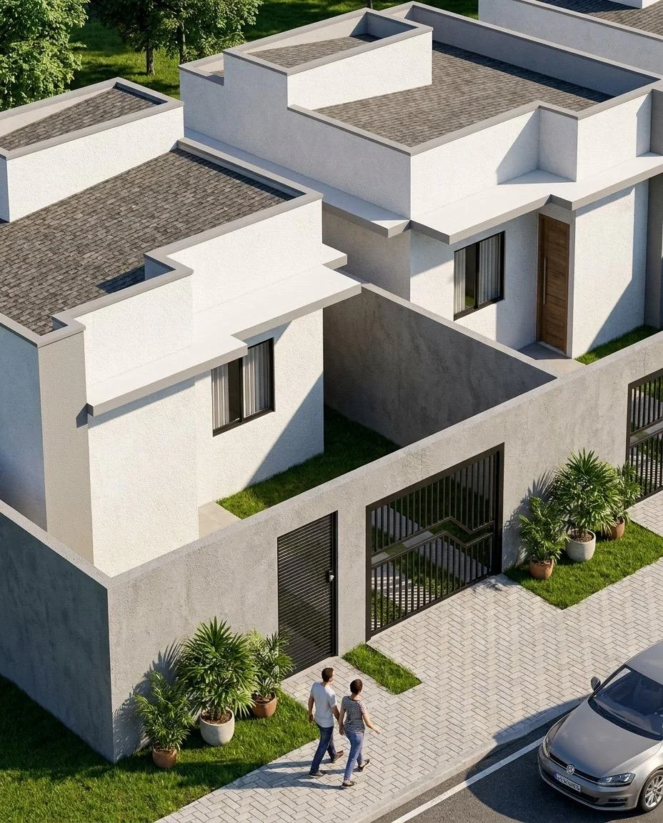 Projeto de casas residenciais para investidores