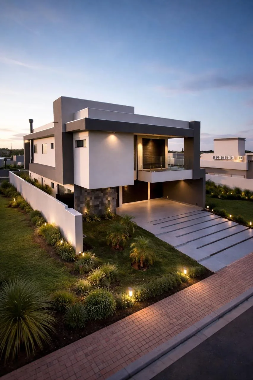 Render de residência de alto padrão